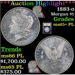 ***Auction Highlight*** 1883-o Morgan Dollar $1 Graded GEM+ PL By USCG (fc)