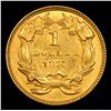 Image 3 : ***Auction Highlight*** 1874 Gold Dollar $1 Graded Select Unc By USCG (fc)