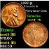 Image 1 : 1927-p Lincoln Cent 1c Grades Choice+ Unc RB