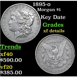 1895-o Morgan Dollar $1 Grades xf details