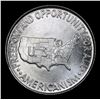 Image 3 : 1952-p Wash/Car Old Commem Half Dollar 50c Grades Choice Unc