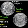 Image 1 : 1902-o Morgan Dollar $1 Grades Select+ Unc