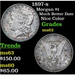 1897-s Morgan Dollar $1 Grades Select Unc