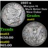 Image 1 : 1897-s Morgan Dollar $1 Grades Select Unc