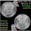 Image 1 : 1878-p Rev '79 Morgan Dollar $1 Grades Select Unc PL