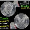 Image 1 : 1881-s Morgan Dollar $1 Grades Select Unc+ PL