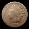 Image 2 : 1875 Indian Cent 1c Grades g+