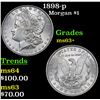 Image 1 : 1898-p Morgan Dollar $1 Grades Select+ Unc