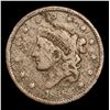 Image 2 : 1838 Coronet Head Large Cent 1c Grades vg+