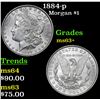 Image 1 : 1884-p Morgan Dollar $1 Grades Select+ Unc