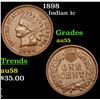 Image 1 : 1898 Indian Cent 1c Grades Choice AU