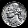 Image 2 : 1940-p Jefferson Nickel 5c Grades Choice+ Unc