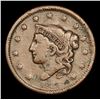 Image 2 : 1837 Coronet Head Large Cent 1c Grades vf+