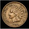 Image 2 : 1859 Indian Cent 1c Grades xf+