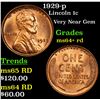 Image 1 : 1929-p Lincoln Cent 1c Grades Choice+ Unc RD