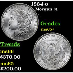 1884-o Morgan Dollar $1 Grades GEM+ Unc