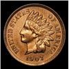 Image 2 : 1907 Indian Cent 1c Grades AU Details