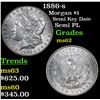 Image 1 : 1886-s Morgan Dollar $1 Grades Select Unc