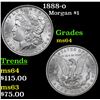 Image 1 : 1888-o Morgan Dollar $1 Grades Choice Unc