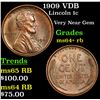Image 1 : 1909 VDB Lincoln Cent 1c Grades Choice+ Unc RB