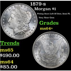 1879-s Morgan Dollar $1 Grades Choice+ Unc