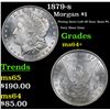 Image 1 : 1879-s Morgan Dollar $1 Grades Choice+ Unc