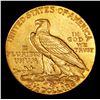 Image 3 : ***Auction Highlight*** 1915-p Gold Indian Quarter Eagle $2 1/2 Graded Select Unc By USCG (fc)