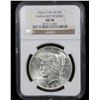 Image 2 : NGC 1926-s Top 50 Vam 4 Peace Dollar $1 Graded au58 By NGC