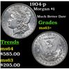 Image 1 : 1904-p Morgan Dollar $1 Grades Select+ Unc