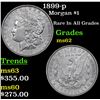 Image 1 : 1899-p Morgan Dollar $1 Grades Select Unc