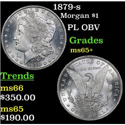 1879-s Morgan Dollar $1 Grades GEM+ Unc