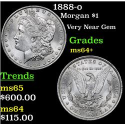 1888-o Morgan Dollar $1 Grades Choice+ Unc