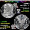 Image 1 : ***Auction Highlight*** 1880-s Morgan Dollar $1 Graded Choice Unc+ DMPL By USCG (fc)