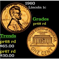 1960 Lincoln Cent 1c Grades Gem++ Proof Red