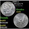 Image 1 : 1891-s Morgan Dollar $1 Grades Select Unc