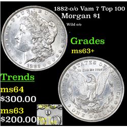 1882-o/o Vam 7 Top 100 Morgan Dollar $1 Grades Select+ Unc