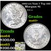 Image 1 : 1882-o/o Vam 7 Top 100 Morgan Dollar $1 Grades Select+ Unc