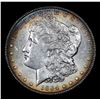 Image 2 : 1884-p Rainbow Toned Morgan Dollar $1 Grades Select+ Unc
