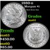 Image 1 : 1880-o Morgan Dollar $1 Grades Select Unc