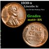 Image 1 : 1939-s Lincoln Cent 1c Grades Select+ Unc BN