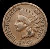 Image 2 : 1885 Indian Cent 1c Grades f+
