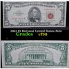 Image 1 : 1963 $5 Red seal United States Note . . Grades vf++