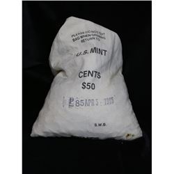 ***Auction Highlight*** Ultra Rare Mint Sewn Bag 5000 GEM 1995 Lincoln Cents - Unsearched EVER! (fc)