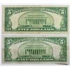 Image 2 : TWO 1928 $5.00 PHILADELPHIA AND KANSAS CITY