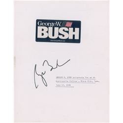 George W. Bush