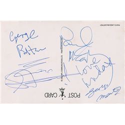 Beatles: Paul and Linda McCartney, and George Martin