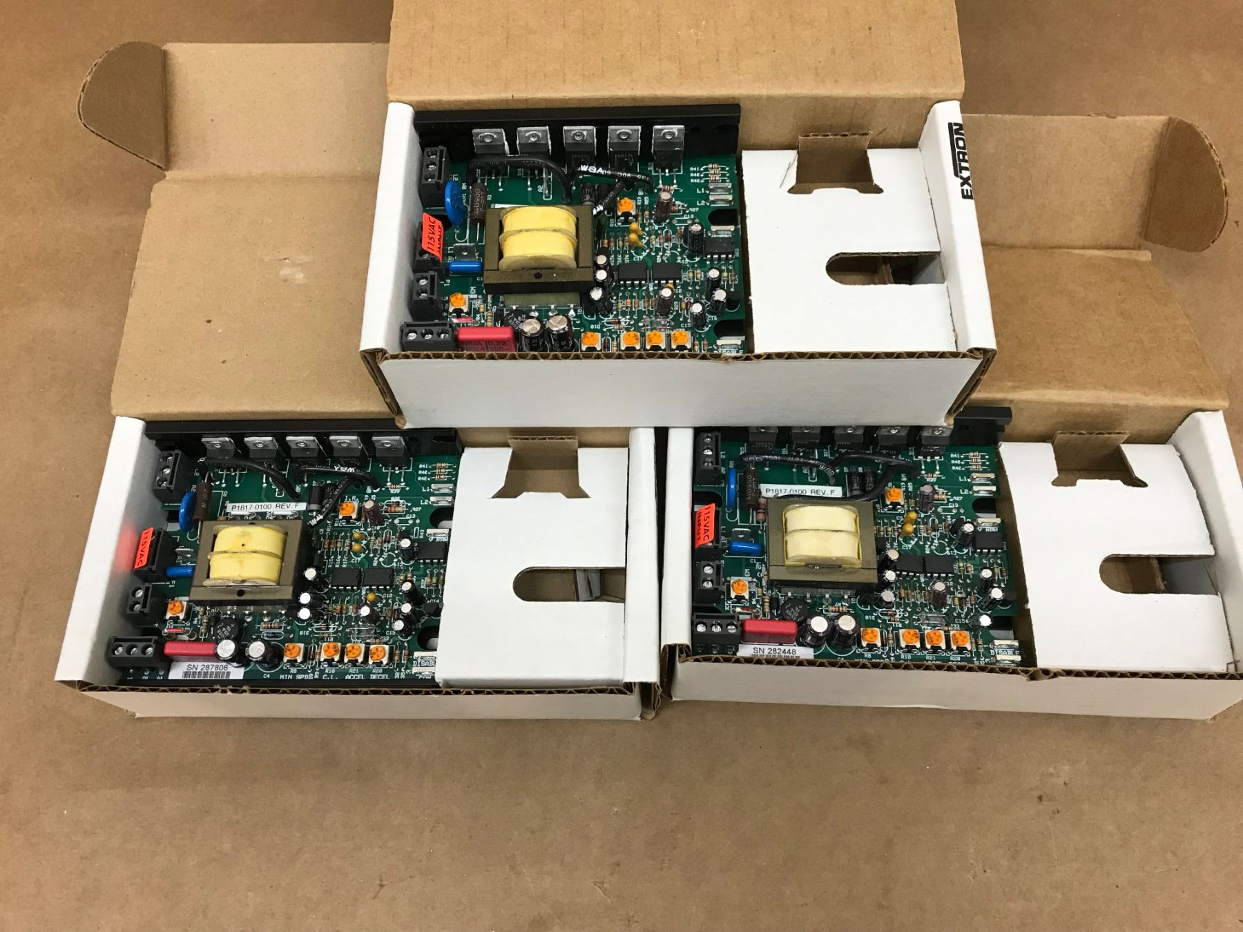 (3) EXTRON 181-T P1817-0100 DC MOTOR CONTROLLER
