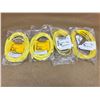 Image 1 : (4) TURCK PKG 3M-6 CORDSET