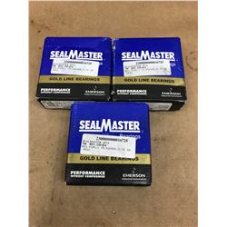 (3) SEALMASTER SF16 FLANGE MOUNTED BEARING