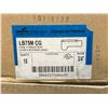 Image 2 : (10) COOPER CROUSE-HINDS LB75M CG CONDUIT BODY , COVER & NEOPRENE GASKET QTY 10